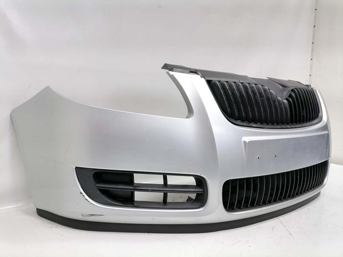 Skoda Roomster original Stoßstange Stossfänger vorn LA7W Brilliantsilber Bj.2008